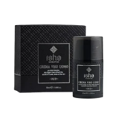 Crema de fata cu acid hialuronic si ulei de argan pentru barbati 50ml Isha