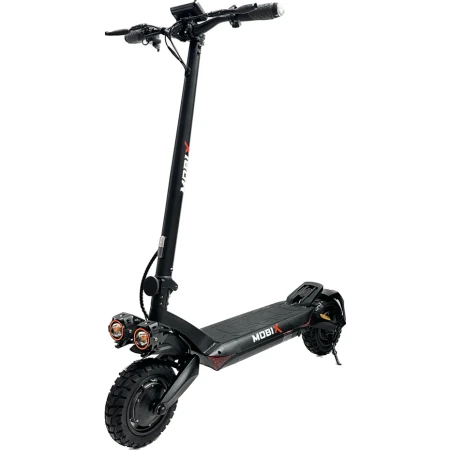 Trotineta electrica pliabila MOBIX Elite T8B Off Road, roti 10inch, motor 2 x 800W, autonomie 50-55km, viteza maxima 55km/h, aplicatie mobila, semnalizare LED (Negru)