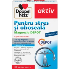 Magneziu Depot Aktiv pentru stres si oboseala, 30 comprimate, Doppelherz
