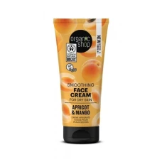 Crema calmanta pentru ten uscat Apricot & Mango, 50ml, Organic Shop