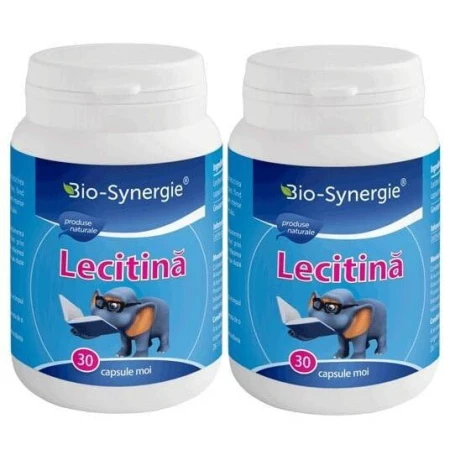 Lecitina, 30 capsule, pachet 1+1, Bio Synergie