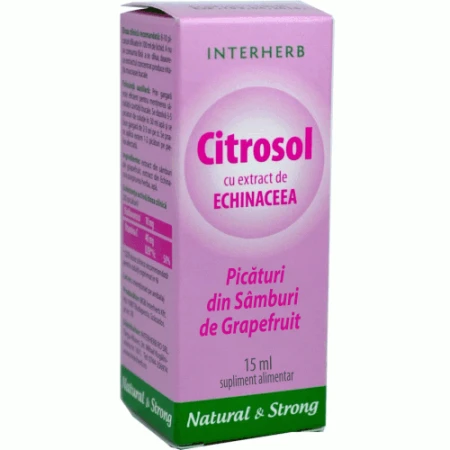Citrosol cu echinaceea, 15mililitri, Interherb