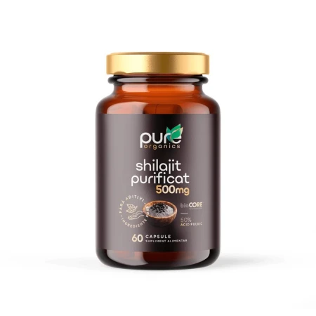 Shilajit purificat – Energie mitocondriala - 60cps PureOrganics