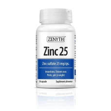 Zinc, 25 miligrame, 30 capsule, Zenyth