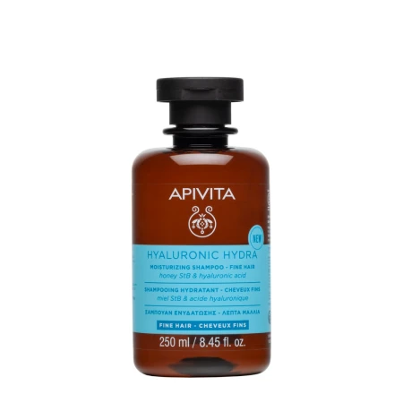 Sampon pentru par fin Hyaluronic Hydra, 250ml, Apivita