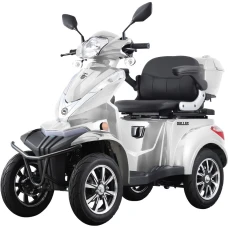 Samus Cvadriciclu electric Samus Dallas-4R1-10T1000-60V20-Silver, 1000W,  Viteza Maxima 25 km/h, Acumulator 60V / 20A ( 5x 12V / 20 AH), Tip baterie plumb acid, Autonomie 30-40 km, Argintiu