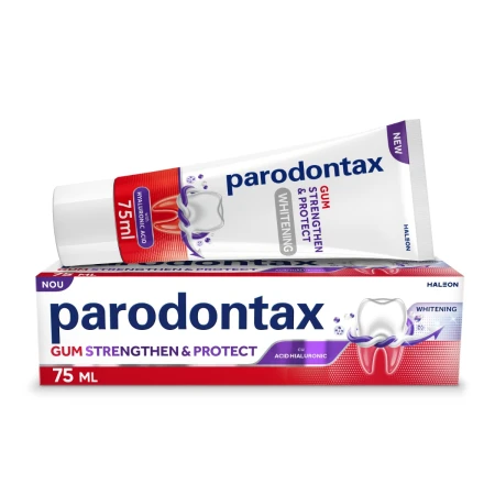 Pasta de dinti Gum Strengthen & Protect Whitening, 75ml, Parodontax