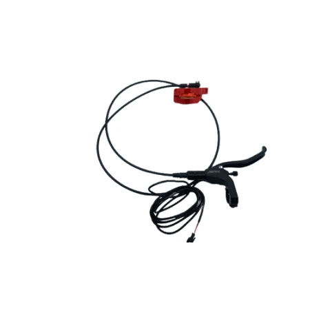 Sistem franare hidraulica dreapta etrier + maneta + tub pentru trotinete electrice