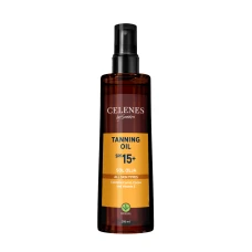 Ulei pentru bronzare cu protectie solara Herbal SPF15, 200ml, Celenes