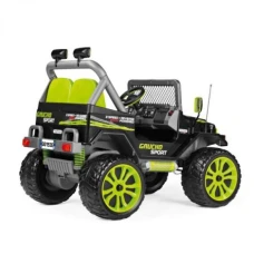 Masina electrica Peg Perego Gaucho Sport, 12V, 3 ani +, Verde Negru