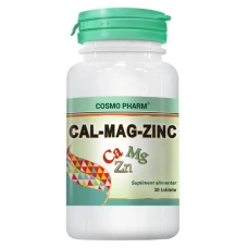 Calciu magneziu zinc, 30capsule, CosmoPharm