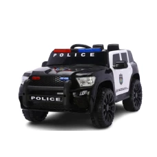 Masinuta electrica de politie, Kinderauto POLICE 911 120W 12V 7Ah premium, neagra