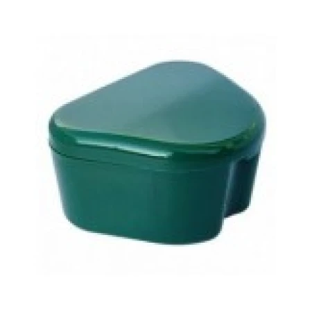 Cutie Depozitare, ZAMO®, pentru Proteza, Aparat Dentar, Lucrari Dentare, Culoare Verde