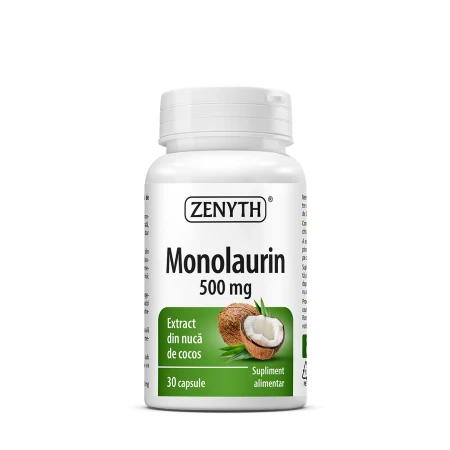 Monolaurin 500 mg, 30 capsule, Zenyth