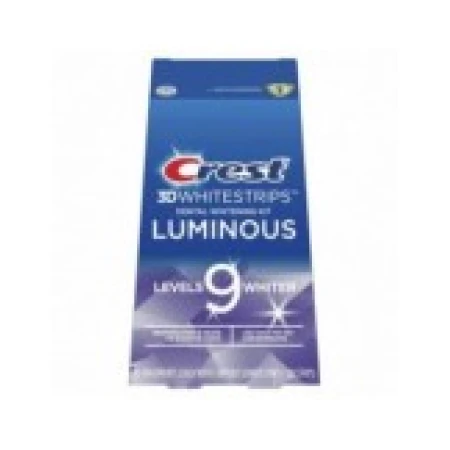 Benzi Albire Dinti, Crest Whitestrips 3D Luminous, 9% Concentratie, Tratament 10 Zile, 20 benzi