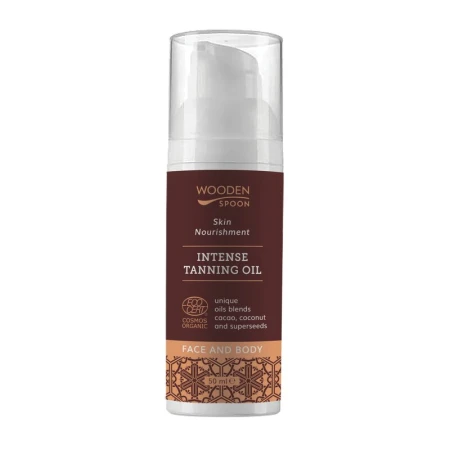 Ulei de plaja pentru bronz, bio, 50ml, Wooden Spoon