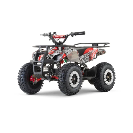 ATV electric pentru copii NITRO Torino Quad 1200W 48V snowy tyres, red Grafiti