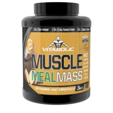 Muscle Meal Mass cu aroma de ciocolata, 3kg, Vitabolic