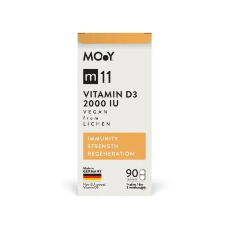 m11 Vegan Vitamin D3 2000 IU from lichen, 90 tablete, 45 g, natural, Molecules of Youth