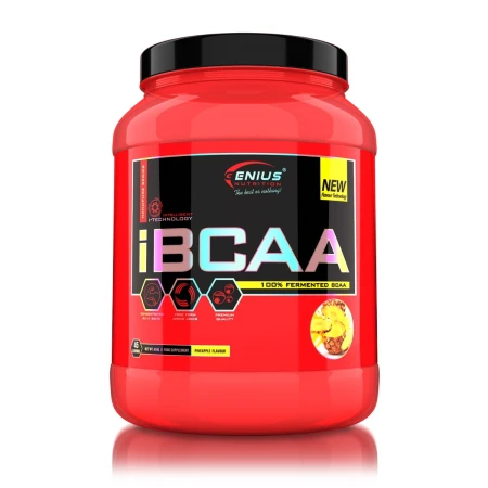 Aminoacizi cu aroma de ananas IBCAA, 450g, Genius Nutrition