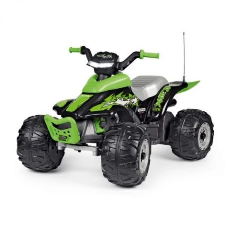 ATV Peg Perego Corral T-Rex, 330W, 12V, 3 ani +, Verde Negru