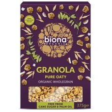 Granola cu ovaz bio, 375g, Biona Organic