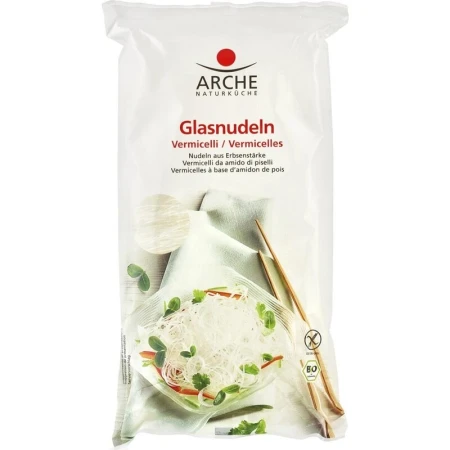 Taietei transparenti din amidon de mazare, fara gluten, bio, 200gr, Arche