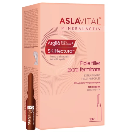 Fiole filler Extra Fermitate MineralActiv, 10 x 2ml, Aslavital