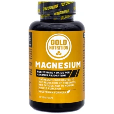 Magneziu 600mg, 60 capsule, Gold Nutrition