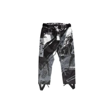 Pantaloni KIMO Kids BRO Motocross cu aparatori, ideal pentru copii pasionati de motocross, negru