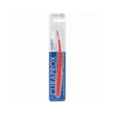 Periuta de Dinti, Curaprox, Surgical Mega Soft, 12000, Post-Operatii, pentru Gingii Extrem de Sensibile, Culoare Rosie