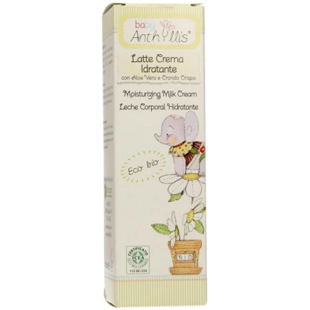 Lapte de corp hidratant pentru bebelusi Eco Bio, 100ml, Baby Anthyllis