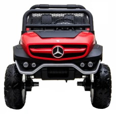 Masinuta electrica pentru 2 copii Mercedes UNIMOG 4x4 140W PREMIUM culoare Rosu