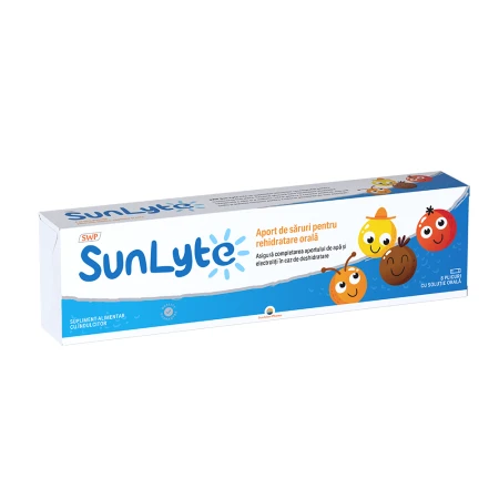 Sun-Lyte saruri de rehidratare, 8 plicuri, Sun Wave Pharma