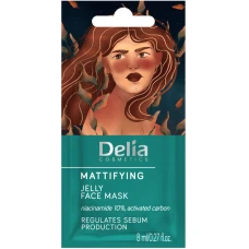 Masca de fata matifianta, 8ml, Delia Cosmetics