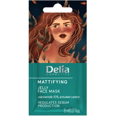 Masca de fata matifianta, 8ml, Delia Cosmetics
