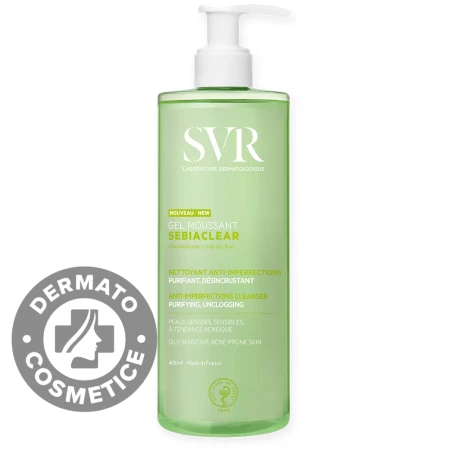 Gel spumant Sebiaclear, 400ml, SVR