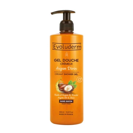 Gel de dus cremos Argan Divin, 500ml, Evoluderm