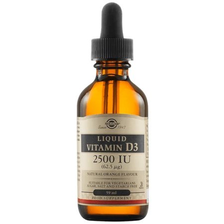 Vitamina D3 2500IU, 59ml, Solgar