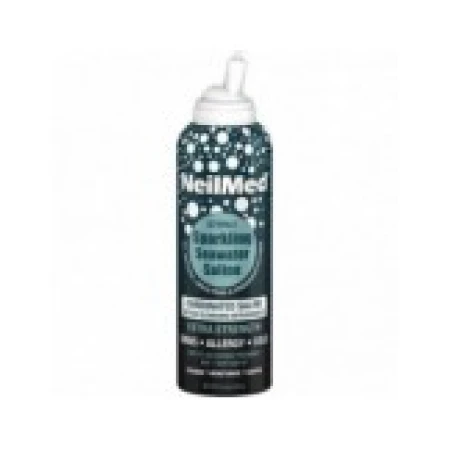 Spray Nazal, NeilMed, Hipertonic, cu Apa de Mare Carbogazoasa, Curata, Desfunda si Trateaza Caile Nazale, 125ml