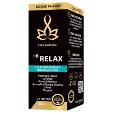 Mix de uleiuri esentiale integrale +6 Relax, 10ml, Cosmopharm