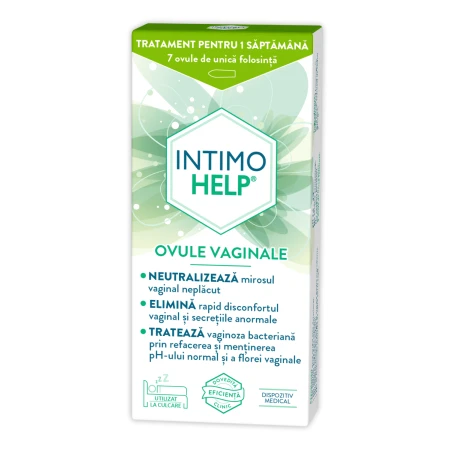 Ovule vaginale, 7 bucati, Intimohelp
