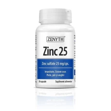 Zinc, 25 miligrame, 30 capsule, Zenyth
