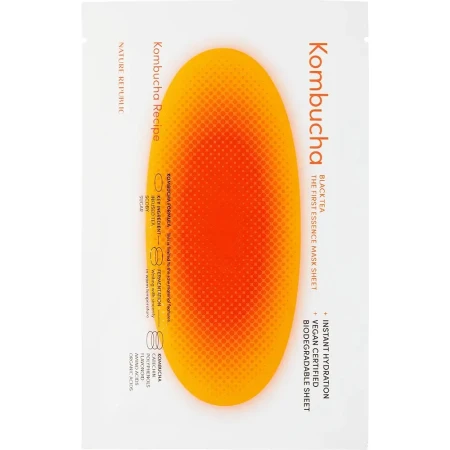 Masca hidratanta pentru fata Kombucha Black Tea, 25ml, Nature Republic