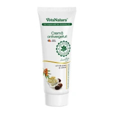 Crema Antivergeturi cu unt de shea si catina, 250ml, VivaNatura