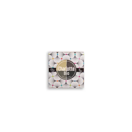 Fard bio pentru pleoape paleta in 4 culori cu Acid Hialuronic si Castravete Smokey, 5.6g, Charlotte Bio