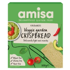 Crispbread veggie garden bio 100g Amisa