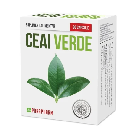 Ceai verde blister, 30capsule, Quantum Pharm