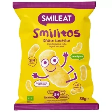 Pufuleti Smilitos cu ulei de masline +8 luni Bio, 38g, Smileat