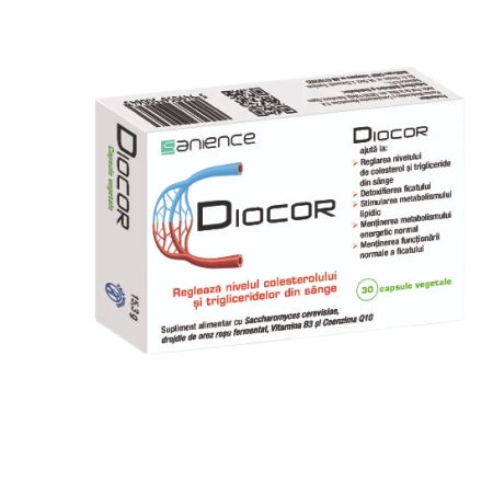 Diocor, 30 capsule vegetale, Sanience